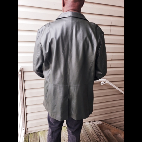 BLACK FRIDAY SALE!!!!!!                Men's Vintage Leather Blazer Jacket - Picture 3 of 7